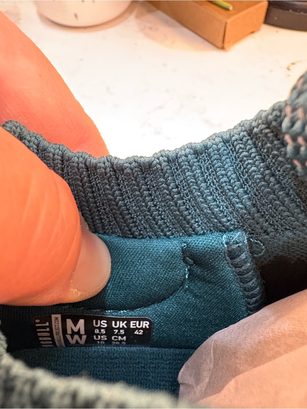 NOBULL Allday Knit Dark Teal Unisex, New in Box - Picture 8 of 9